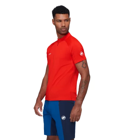 Тениска Mammut Ducan FL Half Zip T-Shirt Men