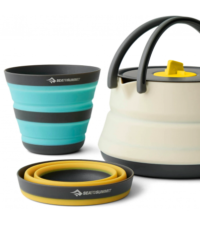 Sea To Summit Frontier Ultralight Collapsible Kettle Cook Set with Cups