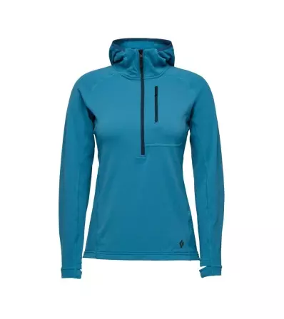 Black Diamond Coefficient Quarter Zip Fleece Hoody W's