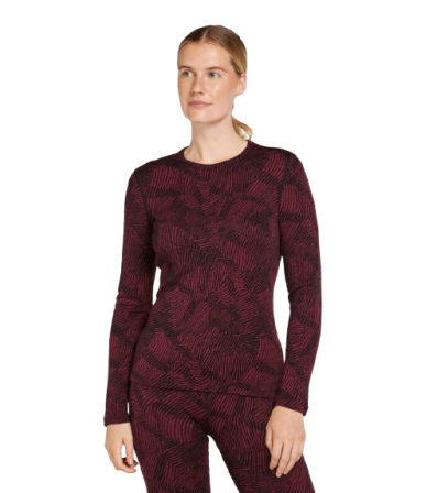 Icebreaker Merino 260 Vertex LS Crewe Thermal Top Frozen Forms W's Winter 2025